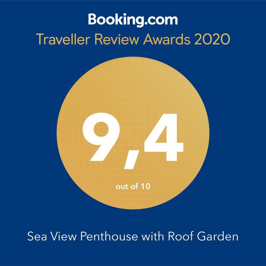Sea View Penthouse With Roof Garden Apartment Chania  Ngoại thất bức ảnh