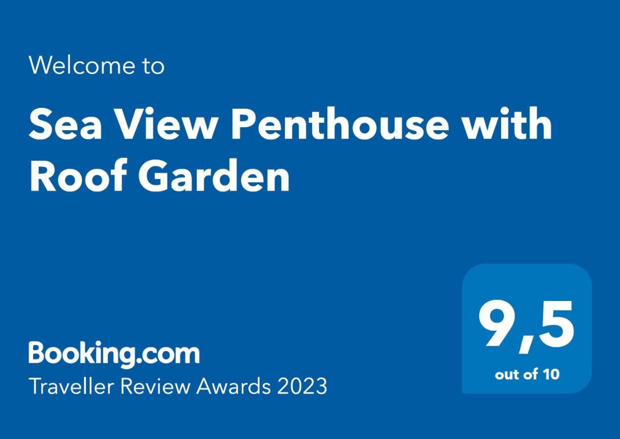Sea View Penthouse With Roof Garden Apartment Chania  Ngoại thất bức ảnh